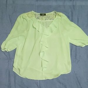 Mint Green Blouse